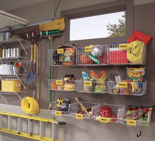 Storing outdoor toys